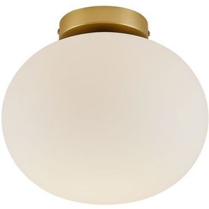 Nordlux Plafondlamp Alton Opaal Messing ⌀27,5cm E27