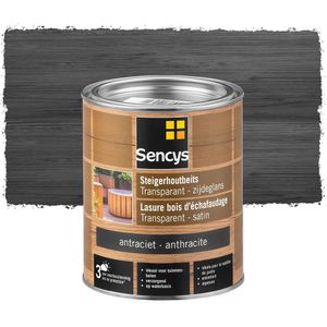 Sencys Steigerhoutbeits Transparant Antraciet 750ml