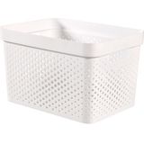 Curver Infinity Box Dots 17l - 100% Recycled Wit