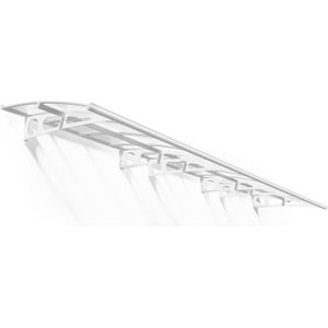 Canopia Deurluifel Bordeaux Wit 670x139x33cm | Deurluifels