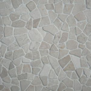Mozaïektegel Progetto Beachstone - Natuursteen - Crème - 29,4x29,4cm - 1 Stuk | Mozaïektegels