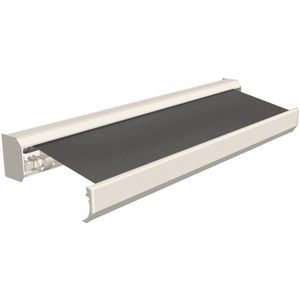 Domasol Knikarmscherm F30 Motor Handzender Ral 9001 Uni Donker Grijs Doek D367 500x300cm