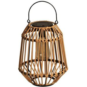 Luxform Solar Lantaarn Ibiza Small Riet ⌀21,5cm | Verlichting op zonne-energie