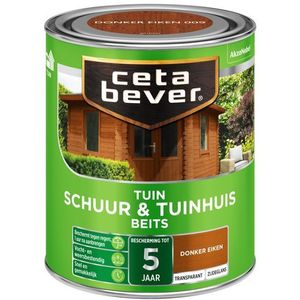 Cetabever Transparant Schuur- & Tuinhuis Beits 009 Donker Eiken 750 Ml