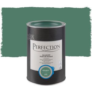 Perfection Muurverf Ultradekkend Zijdeglans Woud Groen 1l