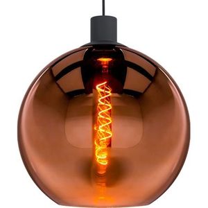 Eglo Hanglamp Cesenatico Glas Koper ⌀30cm E27 | Hanglampen