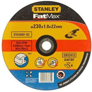 Stanley Fatmax Doorslijpschijf Sta32687-qz Metaal Ø230x1.8x22.23mm | Accessoires