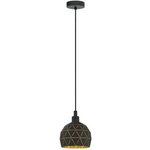 Eglo Hanglamp Roccaforte Zwart ⌀17cm E14 | Hanglampen