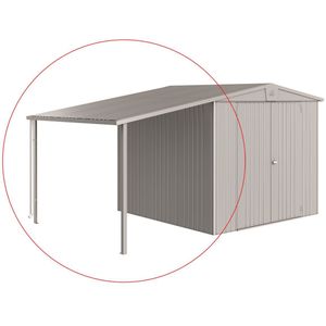 Biohort Europa 4/5 Afdak Zilver Metallic 150x228cm
