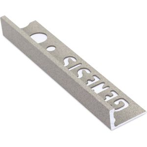 Genesis – Tegelprofiel Aluminium Strip – Graniet Look Grijs - 12 Mm