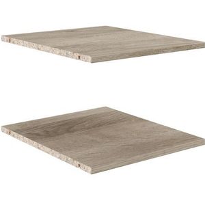 Planken Voor Kast Module Eiken 50cm - 2 Stuks