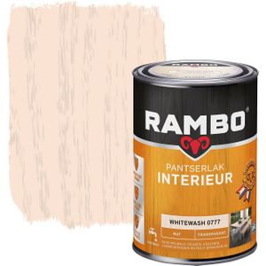 Rambo Pantserlak Interieur Transparant Mat 0777 Whitewash 1,25 Ltr