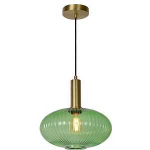 Lucide Hanglamp Maloto Groen ⌀30cm E27 | Hanglampen