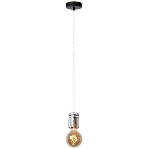 Lucide Hanglamp Gelka Gerookt Glas Ø6,5cm E27