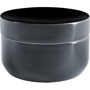 Spirella Wattenschijfjeshouder Jaro Zwart/grijs | Badkamermeubel accessoires