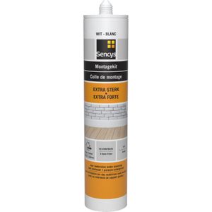 Sencys Universeel Montagekit Superwit 310ml