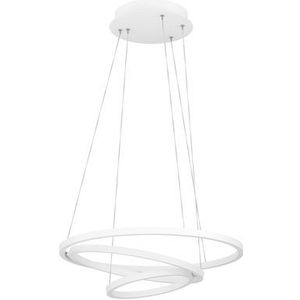 EGLO connect.z Lobinero-Z Smart Hanglamp - Ø 58 cm - Wit - Instelbaar wit licht - Dimbaar - Zigbee