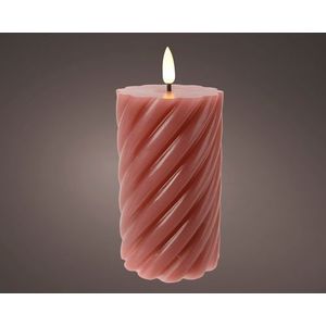 Led Kaars 15cm Roze | Kerstverlichting