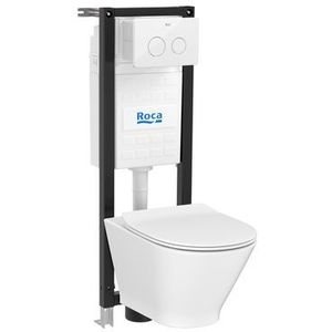 Roca Inbouwreservoir Set Heracles | Soft-close Toiletzitting | Randloos Toiletpot