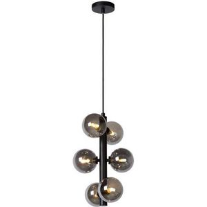 Lucide Hanglamp Tycho Zwart ⌀25,5cm 6xg9 | Hanglampen
