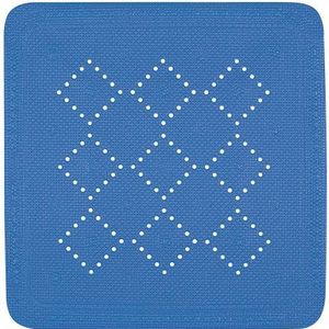 Spirella Antislipmat Alaska 55x55cm Blauw