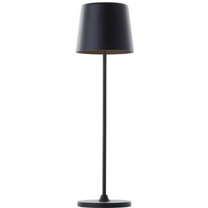 Brilliant Tafellamp Kaami Zwart ⌀10cm 2w Usb | Tafelverlichting