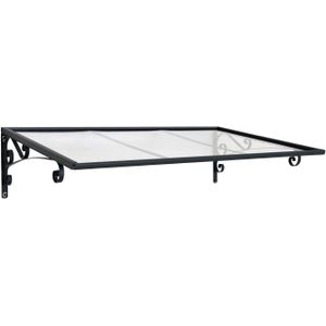 Palram | Canopia - Veranda- En Deurluifel Vega - Helder - Grijs - 200x200x252cm