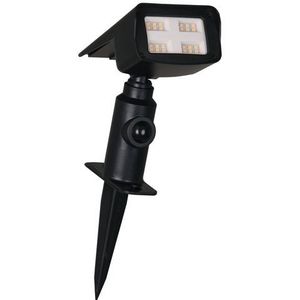 Luxform Solar Wandlamp Of Prikspot Rosario Zwart Met Sensor