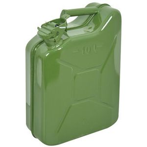 Carpoint Benzinekan 10l Groen Metaal | Auto-accessoires