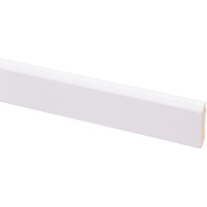 Plafondplint – Mdf Folie – 42 X 8 Mm – 260cm - Wit - Zelfklevend