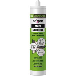 Rexon - Matt Siliconenkit - Matgrijs - 290ml - Multifunctioneel