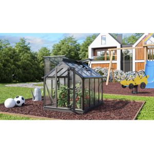 Vitavia Kit Voor De Merlin Mini Broeikas Gepoedercoat Aluminium Zwart