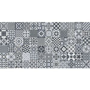 Wandtegel Heritage - Keramiek - Zwart - 32x62cm - Pakketinhoud 1m²