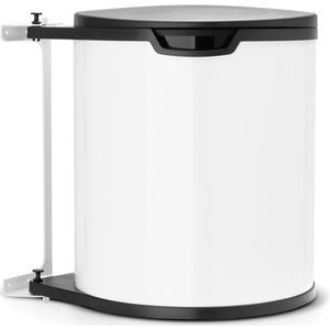 Brabantia Inbouwemmer Built-in Bin White 15l