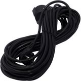 Chacon - Verlengsnoer - Zwart - 5 Meter - Geaard