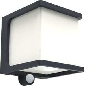 Lutec Solar Wandlamp Doblo Antraciet 8w Met Sensor