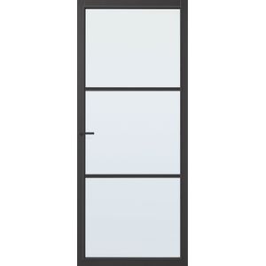 Cando Capital Binnendeur Dover Zwart Mat Glas Schuifdeur 88x211,5 Cm