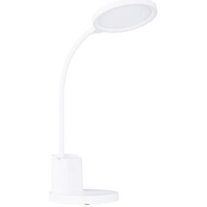 EGLO Brolini - tafellamp/bureaulamp - draadloos - inclusief LED - TOUCH - dimbaar - Wit
