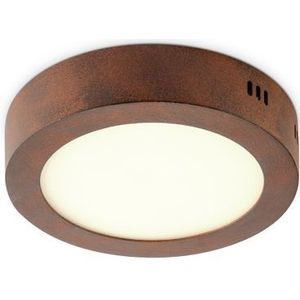 Home Sweet Home Plafondlamp Led Ska Roest Metaal 12w | Plafondlampen