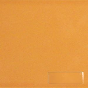 Wandtegel Brillo - Keramiek - Geel/oranje - 10x30cm - Pakketinhoud 1,02m²