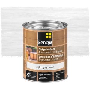 Sencys Steigerhoutbeits Transparant Light Grey Wash 750ml | Beits