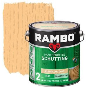 Rambo Pantserbeits Schutting Transparant Mat 0000 Kleurloos 2,5l
