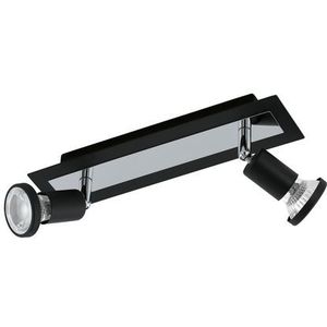 Eglo Spot Sarria Led Zwart 2x5w | Spots