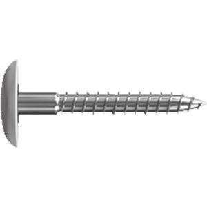 Sencys Gevelplaatschroef Torx Wit 4,8mm 38mm 10 Stuks