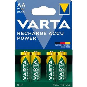 Varta Batterij NiMH AA/LR6 1.2 V 2100 MAh R2U 4-blister