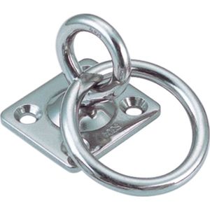 Seilflechter Afdekplaat + Draaibare Ring 8 Mm Rvs 304