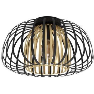Eglo Plafondlamp Encinitos Zwart/goud E27 | Hanglampen