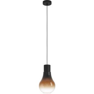 Eglo Hanglamp Chasely Zwart/bruin E27 | Hanglampen