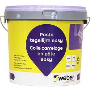 Weber Pasta Tegellijm - Wand - Easy (d2te) - 8kg