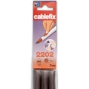 Cablefix Kabelgoot Zelfklevend 10mm 1m Bruin 3st.